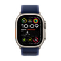 Apple Watch Ultra 2 GPS + Cellular, Titan natur, 49mm mit Trail-Armband, blau - M/L>