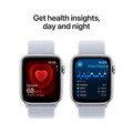 Sie sehen das Produktbild 09 von Apple Watch SE GPS, Aluminium silber, 44mm mit Sport Loop, wolkenblau> Apple Watch SE GPS, Aluminium silber, 44mm mit Sport Loop, wolkenblau>