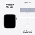 Sie sehen das Produktbild 13 von Apple Watch SE GPS, Aluminium silber, 44mm mit Sport Loop, wolkenblau> Apple Watch SE GPS, Aluminium silber, 44mm mit Sport Loop, wolkenblau>