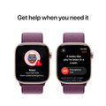 Apple Watch Series 10 GPS + Cellular, Aluminium rosé, 46mm mit Sport Loop, pflaume&gt;