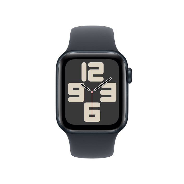 Sie sehen das Produktbild 03 von Apple Watch SE GPS + Cellular, Aluminium mitternacht, 40mm mit Sportarmband, mitternacht - S/M> Apple Watch SE GPS + Cellular, Aluminium mitternacht, 40mm mit Sportarmband, mitternacht - S/M>