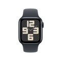 Apple Watch SE GPS + Cellular, Aluminium mitternacht, 40mm mit Sportarmband, mitternacht - S/M>