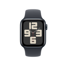 Apple Watch SE GPS + Cellular, Aluminium mitternacht, 40mm mit Sportarmband, mitternacht - S/M>