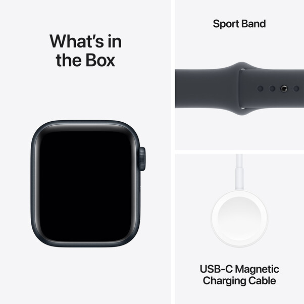 Apple Watch SE GPS + Cellular, Aluminium mitternacht, 40mm mit Sportarmband, mitternacht - S/M>