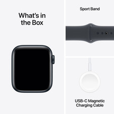 Apple Watch SE GPS + Cellular, Aluminium mitternacht, 40mm mit Sportarmband, mitternacht - S/M>
