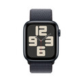 Apple Watch SE GPS + Cellular, Aluminium mitternacht, 44mm mit Sport Loop, tinte