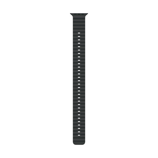 Apple Watch 49mm Verlängerung Ocean-Armband, schwarz - Gehäusefarbe natur