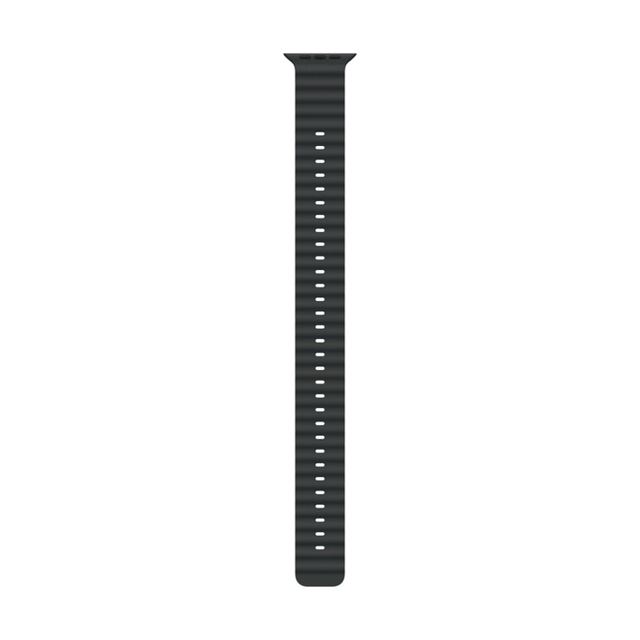 Apple Watch 49mm Verlängerung Ocean-Armband, schwarz - Gehäusefarbe natur