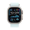 Apple Watch 49mm Verlängerung Ocean-Armband, kristallblau - Gehäusefarbe natur