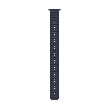Apple Watch 49mm Verlängerung Ocean-Armband, blau - Gehäusefarbe schwarz