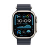 Apple Watch 49mm Verlängerung Ocean-Armband, blau - Gehäusefarbe natur