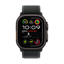 Sie sehen das Produktbild 03 von Apple Watch 49mm Trail-Loop, schwarz - M/L - Gehäusefarbe natur Apple Watch 49mm Trail-Loop, schwarz - M/L - Gehäusefarbe natur