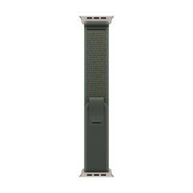 Apple Watch 49mm Trail-Loop, grün - S/M - Gehäusefarbe natur