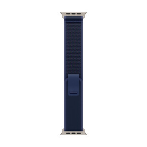 Apple Watch 49mm Trail-Loop, blau - M/L - Gehäusefarbe schwarz