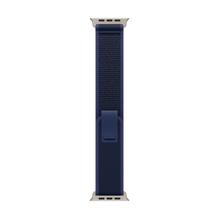 Apple Watch 49mm Trail-Loop, blau - M/L - Gehäusefarbe natur