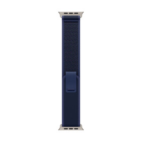 Apple Watch 49mm Trail-Loop, blau - M/L - Gehäusefarbe natur
