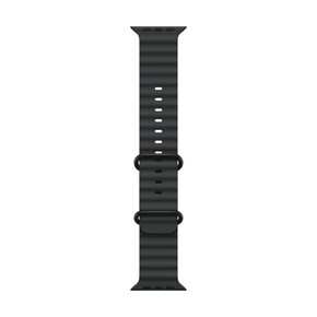 Apple Watch 49mm Ocean-Armband, schwarz - Gehäusefarbe schwarz