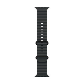 Sie sehen das Produkt Apple Watch 49mm Ocean-Armband, schwarz - Gehäusefarbe natur, Produktbild: 01 Apple Watch 49mm Ocean-Armband, schwarz - Gehäusefarbe natur