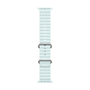 Apple Watch 49mm Ocean-Armband, kristallblau - Gehäusefarbe schwarz