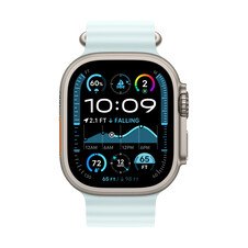 Sie sehen das Produktbild 02 von Apple Watch 49mm Ocean-Armband, kristallblau - Gehäusefarbe schwarz Apple Watch 49mm Ocean-Armband, kristallblau - Gehäusefarbe schwarz