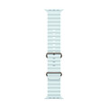 Apple Watch 49mm Ocean-Armband, kristallblau - Gehäusefarbe natur