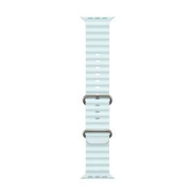 Apple Watch 49mm Ocean-Armband, kristallblau - Gehäusefarbe natur