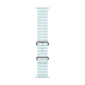 Apple Watch 49mm Ocean-Armband, kristallblau - Gehäusefarbe natur