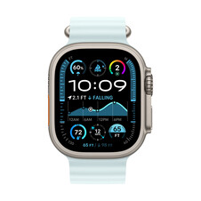 Sie sehen das Produktbild 03 von Apple Watch 49mm Ocean-Armband, kristallblau - Gehäusefarbe natur Apple Watch 49mm Ocean-Armband, kristallblau - Gehäusefarbe natur