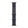 Apple Watch 49mm Ocean-Armband, blau - Gehäusefarbe schwarz
