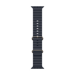 Apple Watch 49mm Ocean-Armband, blau - Gehäusefarbe natur