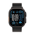 Apple Watch 49mm Milanaise Armband, Titan schwarz - small
