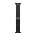 Apple Watch 49mm Milanaise Armband, Titan schwarz - large