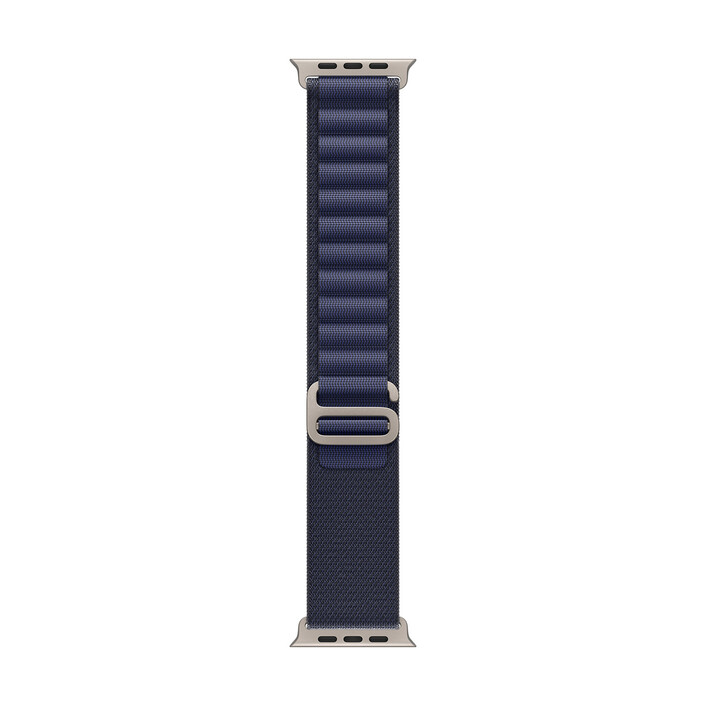 Apple Watch 49mm Alpin-Loop, marine - medium - Gehäusefarbe schwarz