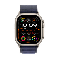 Sie sehen das Produktbild 03 von Apple Watch 49mm Alpin-Loop, marine - medium - Gehäusefarbe schwarz Apple Watch 49mm Alpin-Loop, marine - medium - Gehäusefarbe schwarz