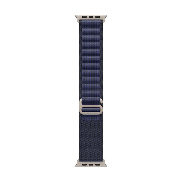 Apple Watch 49mm Alpin-Loop, marine - large - Gehäusefarbe schwarz