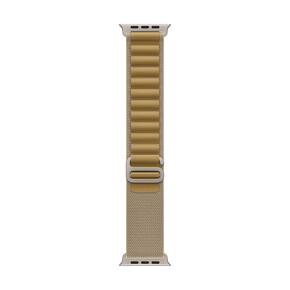 Sie sehen das Produkt Apple Watch 49mm Alpin-Loop, mandel - small - Gehäusefarbe schwarz, Produktbild: 01 Apple Watch 49mm Alpin-Loop, mandel - small - Gehäusefarbe schwarz