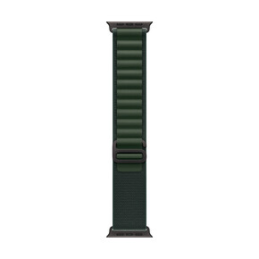 Apple Watch 49mm Alpin-Loop, dunkelgrün - medium - Gehäusefarbe natur