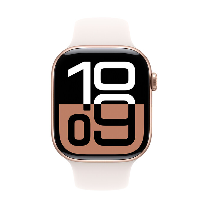 Sie sehen das Produktbild 03 von Apple Watch 46mm Sportarmband, blassrosa - M/L Apple Watch 46mm Sportarmband, blassrosa - M/L