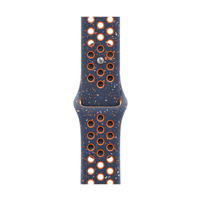 Apple Watch 46mm Nike Sportarmband, blue flame - S/M