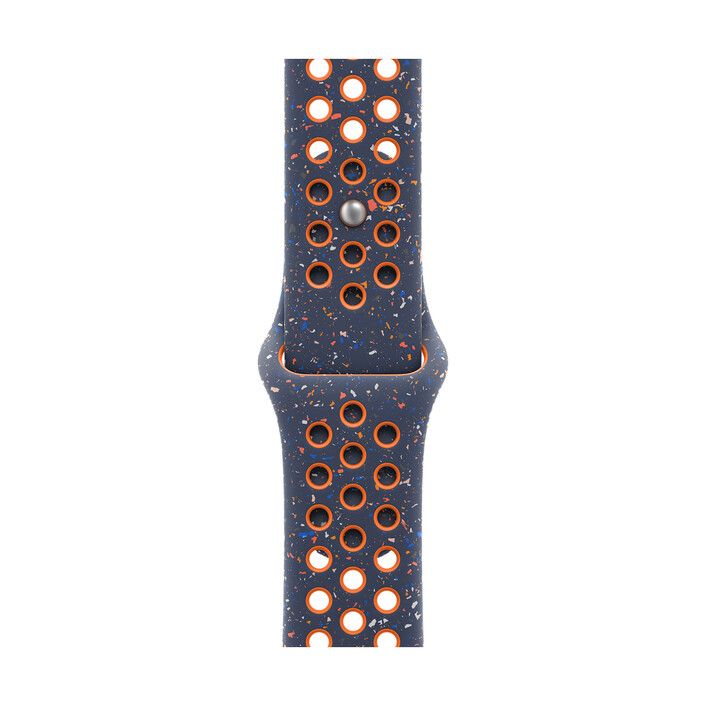 Apple Watch 46mm Nike Sportarmband, blue flame - S/M