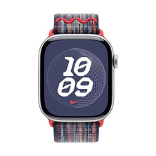 46 mm Nike Sport Loop Blau/Rot