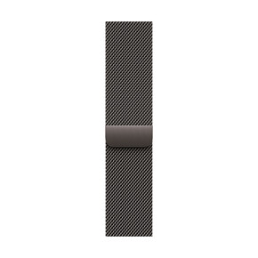 Apple Watch 46mm Milanaise-Armband, schiefer - S/M