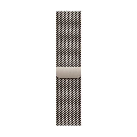 Apple Watch 46mm Milanaise-Armband, natur - M/L