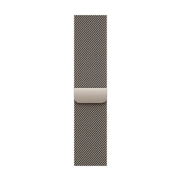 Apple Watch 46mm Milanaise-Armband, natur - M/L