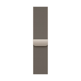 Apple Watch 46mm Milanaise-Armband, natur - M/L