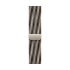 Apple Watch 46mm Milanaise-Armband, natur - M/L