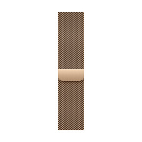 Sie sehen das Produkt Apple Watch 46mm Milanaise-Armband, gold - M/L, Produktbild: 01 Apple Watch 46mm Milanaise-Armband, gold - M/L