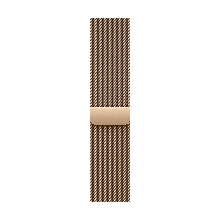 Sie sehen das Produktbild 01 von Apple Watch 46mm Milanaise-Armband, gold - M/L Apple Watch 46mm Milanaise-Armband, gold - M/L