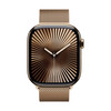 Sie sehen das Produktbild 03 von Apple Watch 46mm Milanaise-Armband, gold - M/L Apple Watch 46mm Milanaise-Armband, gold - M/L