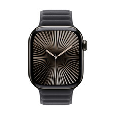 Sie sehen das Produktbild 03 von Apple Watch 46mm Armband mit Magnetverschluss, schwarz - M/L> Apple Watch 46mm Armband mit Magnetverschluss, schwarz - M/L>